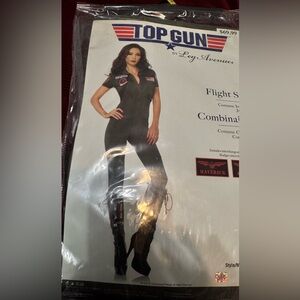 Black Flight Suit Jumpsuit